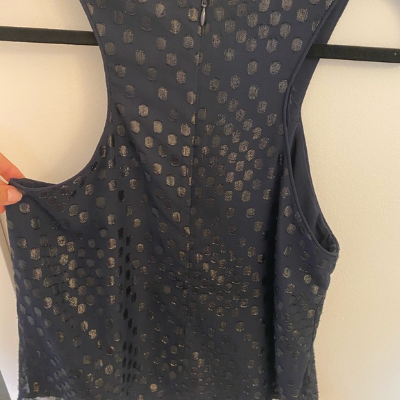 RW&Co Spotted Tank in Navy - Picture 5 of 6